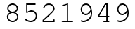 Число 8521949.