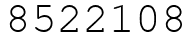 Число 8522108.
