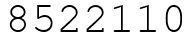 Число 8522110.