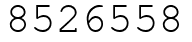 Число 8526558.