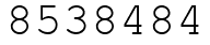 Число 8538484.