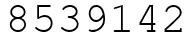 Число 8539142.