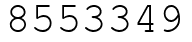 Число 8553349.