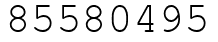 Число 85580495.