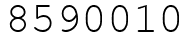 Число 8590010.