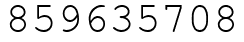 Число 859635708.