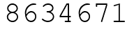Число 8634671.