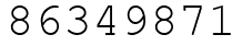 Число 86349871.
