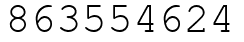 Число 863554624.