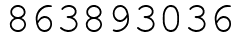 Число 863893036.