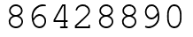 Число 86428890.