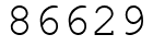 Число 86629.