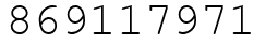 Число 869117971.