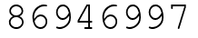 Число 86946997.
