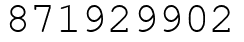 Число 871929902.
