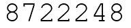 Число 8722248.