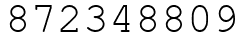 Число 872348809.