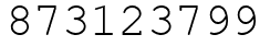 Число 873123799.