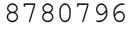 Число 8780796.