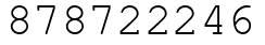 Число 878722246.