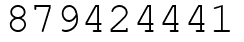Число 879424441.