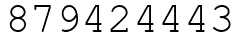 Число 879424443.
