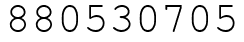 Число 880530705.