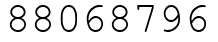 Число 88068796.
