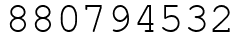 Число 880794532.