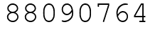 Число 88090764.