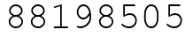 Число 88198505.