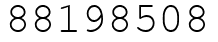Число 88198508.