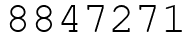 Число 8847271.