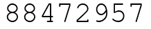 Число 88472957.