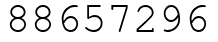 Число 88657296.