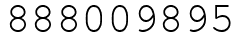 Число 888009895.