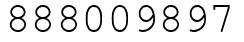 Число 888009897.