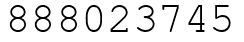 Число 888023745.