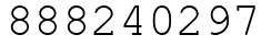 Число 888240297.