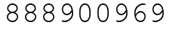 Число 888900969.