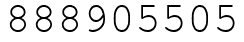 Число 888905505.