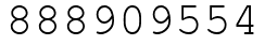 Число 888909554.