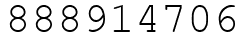 Число 888914706.