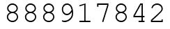 Число 888917842.