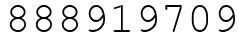 Число 888919709.