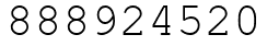 Число 888924520.