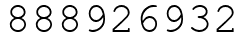 Число 888926932.