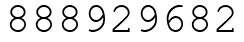Число 888929682.