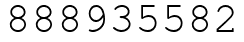 Число 888935582.