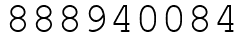 Число 888940084.